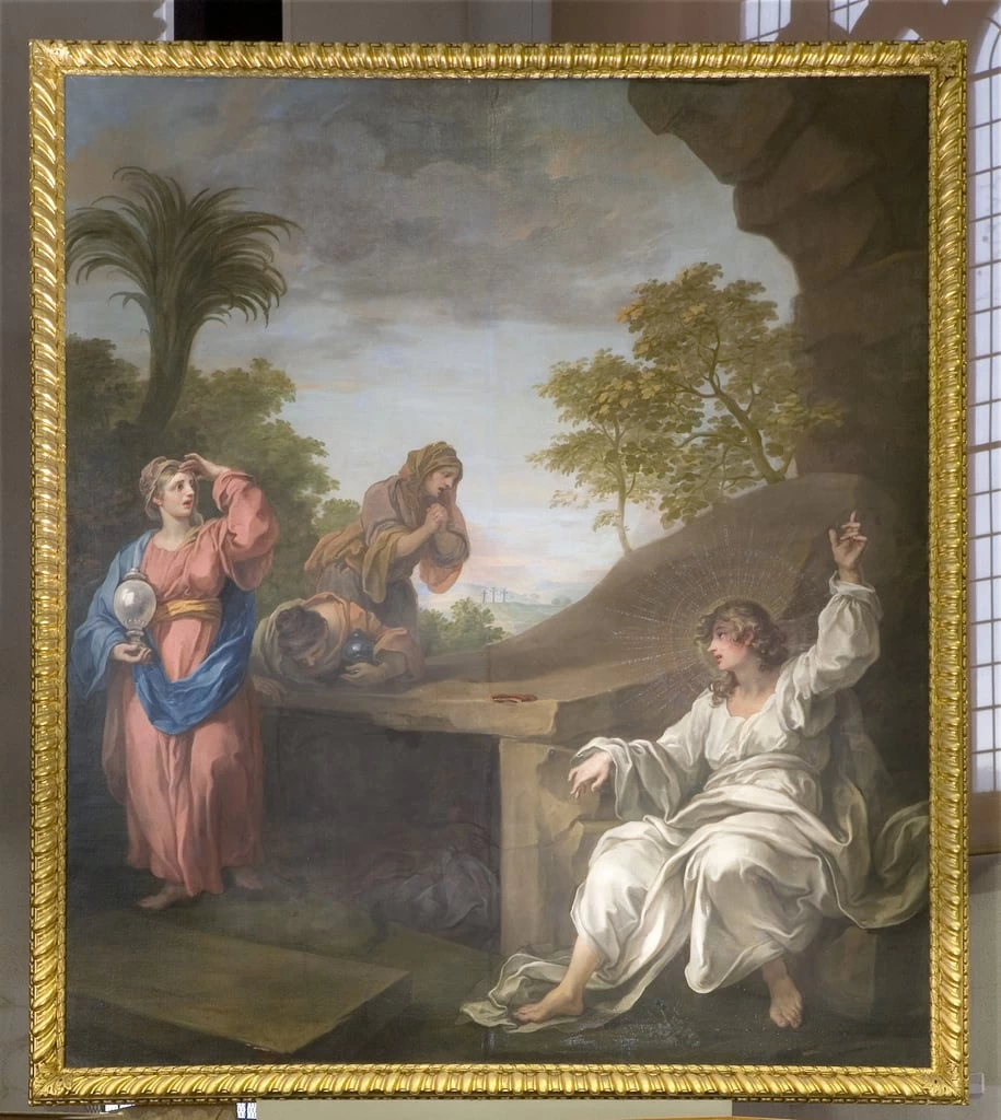 Trittico dell'Ascensione, altare di Santa Maria - Bristol Museum and Art Gallery, dettaglio